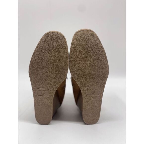 Sun + Stone Women's Camillia Wedge Bootie - Tan Micro 10M - Picture 5 of 7